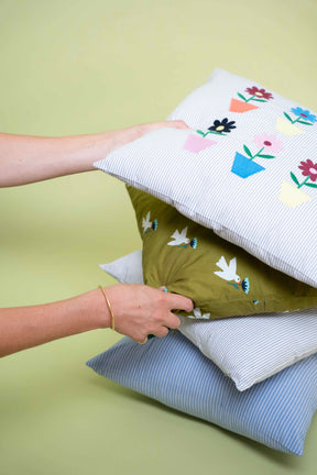 coussin brodé